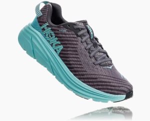 Hoka One One Women's Rincon Running Shoes Grey/Light Turquoise - AU YLDM